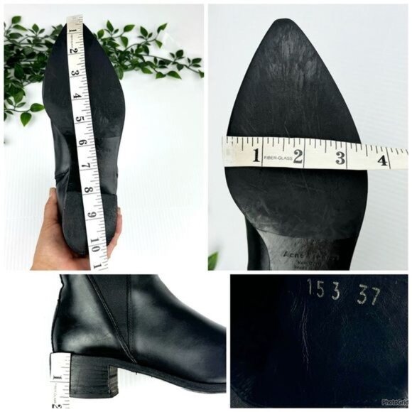 Acne Studios Black Jensen Ankle Boots 6.5 - Picture 5 of 10